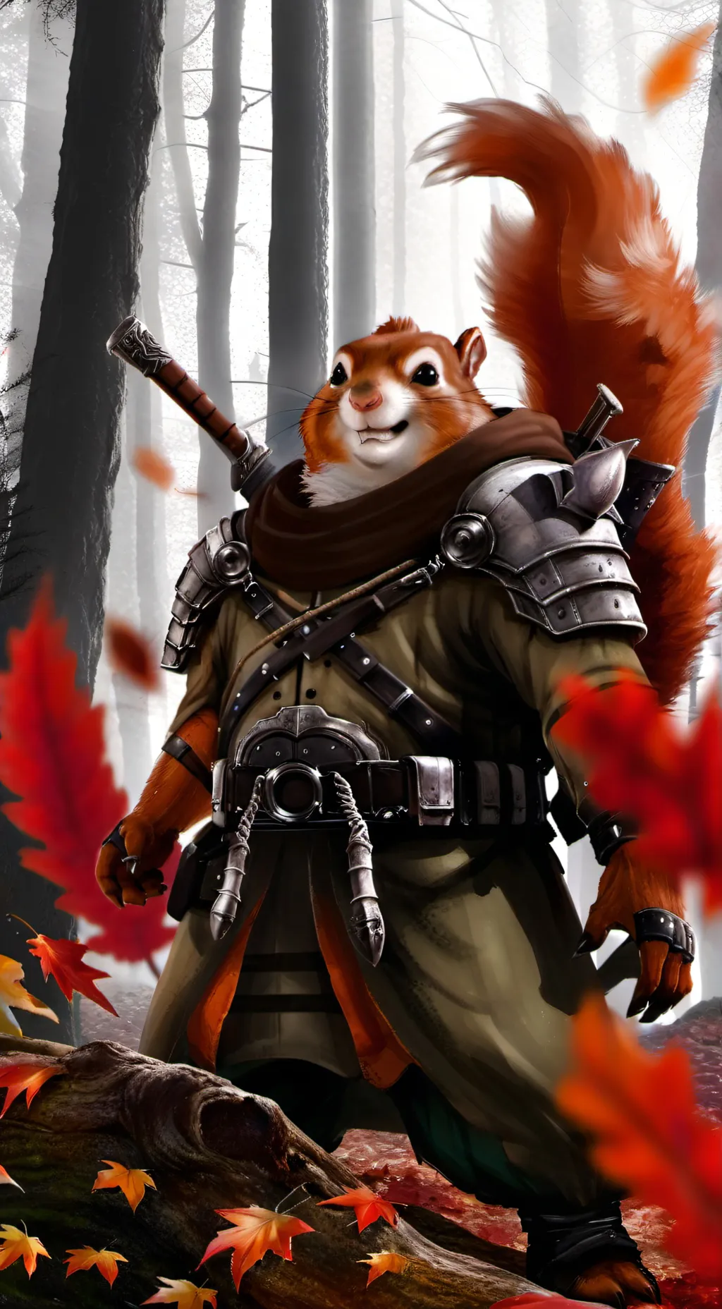 ai character: fat tail background