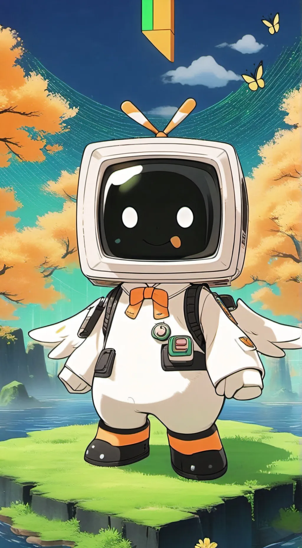 ai character: dw astro sleepover background