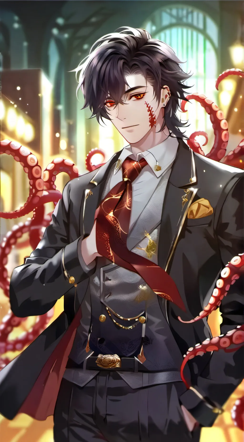 ai character: Mr. Madness. background