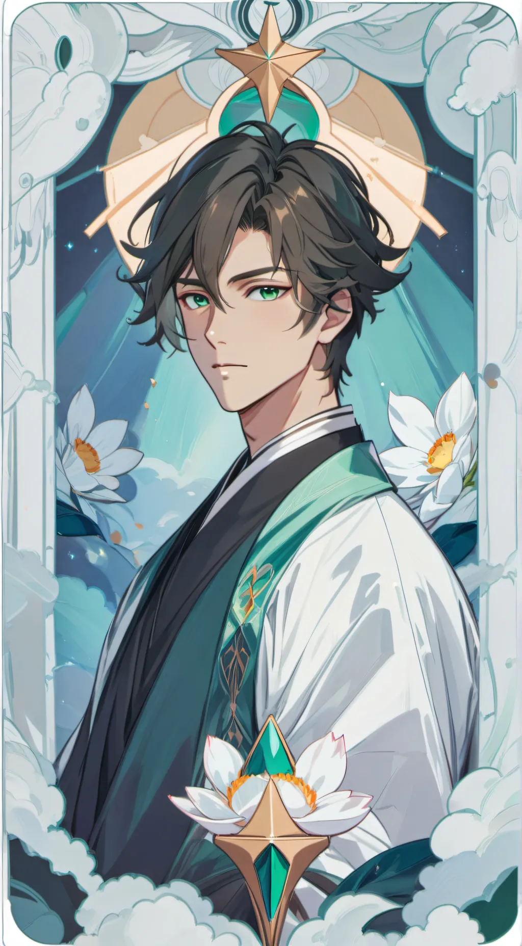 ai character: шон- background