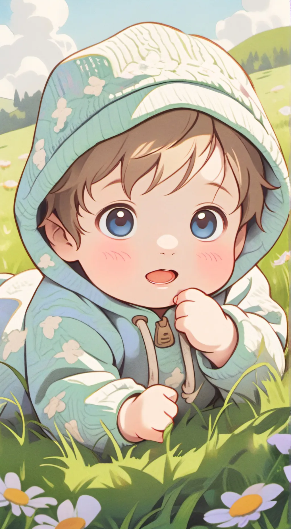 ai character: bebé en tu cerro🤑 background