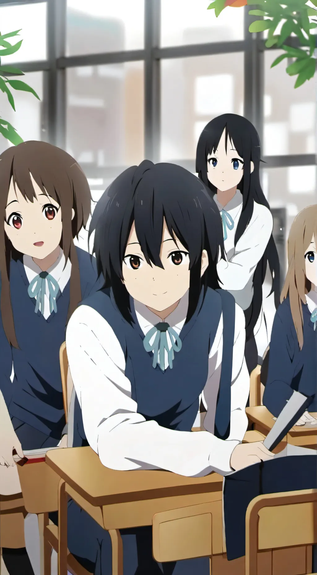 ai character: mha Christmas background