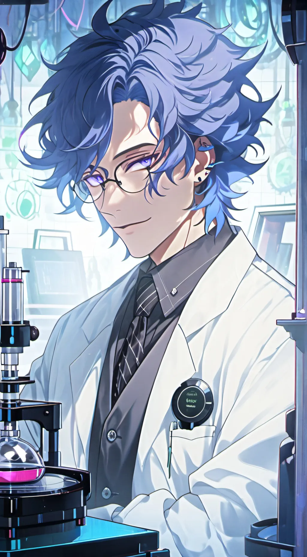 ai character: Dr. Alex Marlowe background