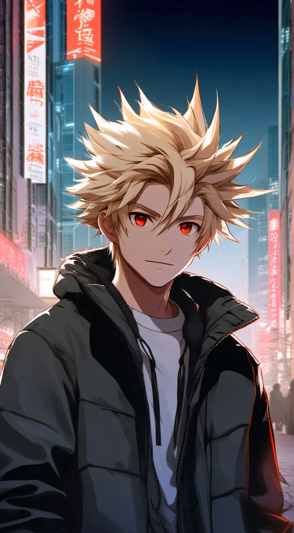 ai character: Jealous Bakugo  background