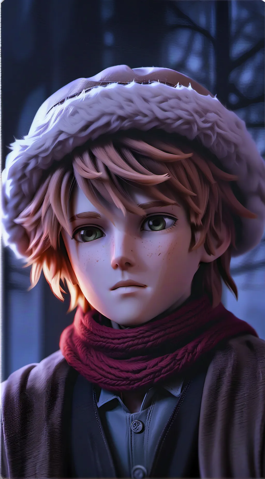 ai character: Christmas/Nikolas background