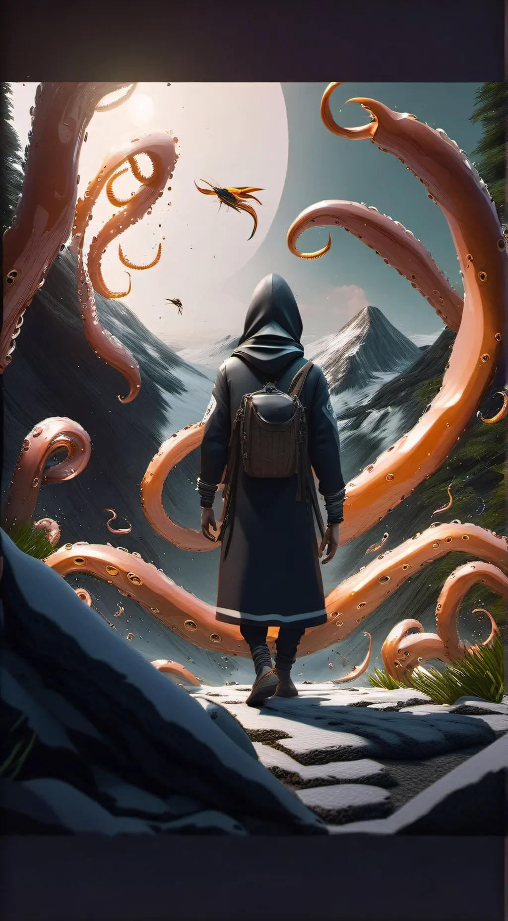 ai character: guard background