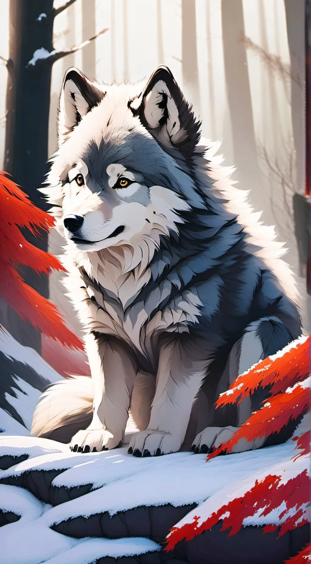 ai character: Nieve background