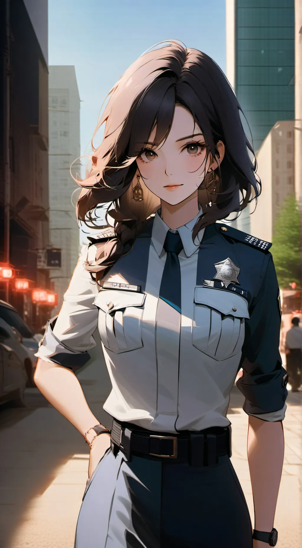 ai character: Leon background