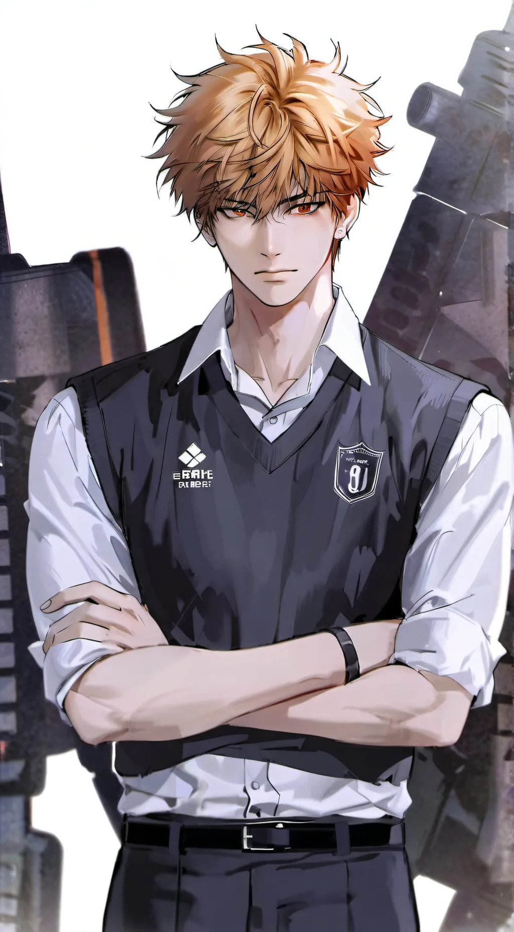 ai character: mickael  background