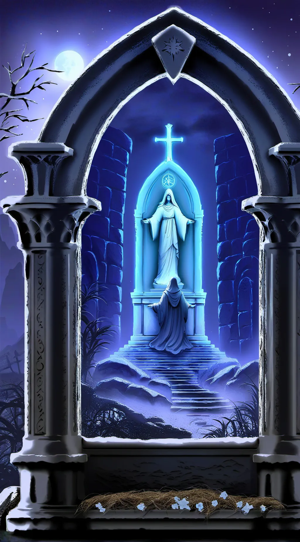 ai character: Maria⚰️ background