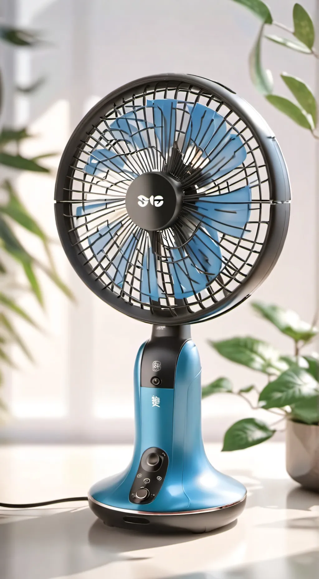 ai character: fan |an actual fan background