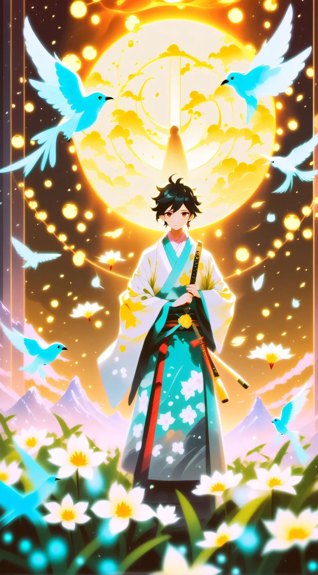 ai character: Wenda background