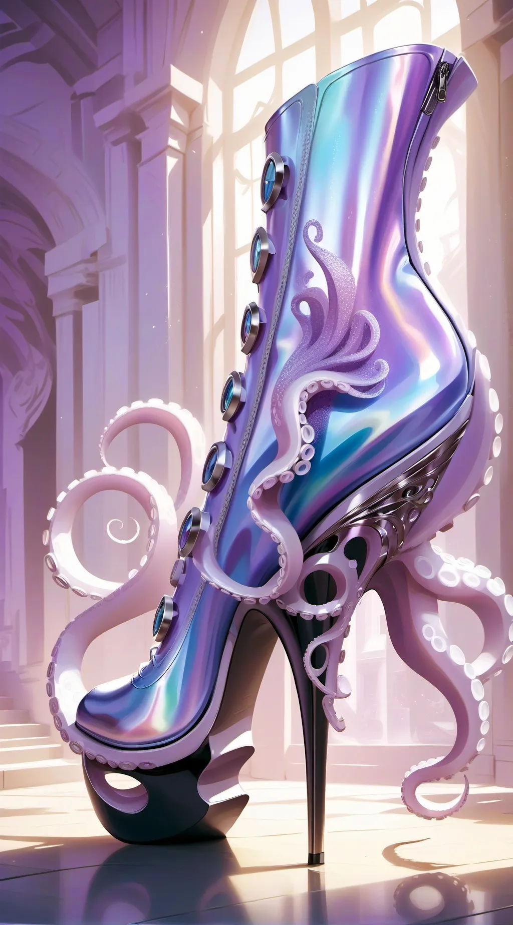 ai character: mha urbex background