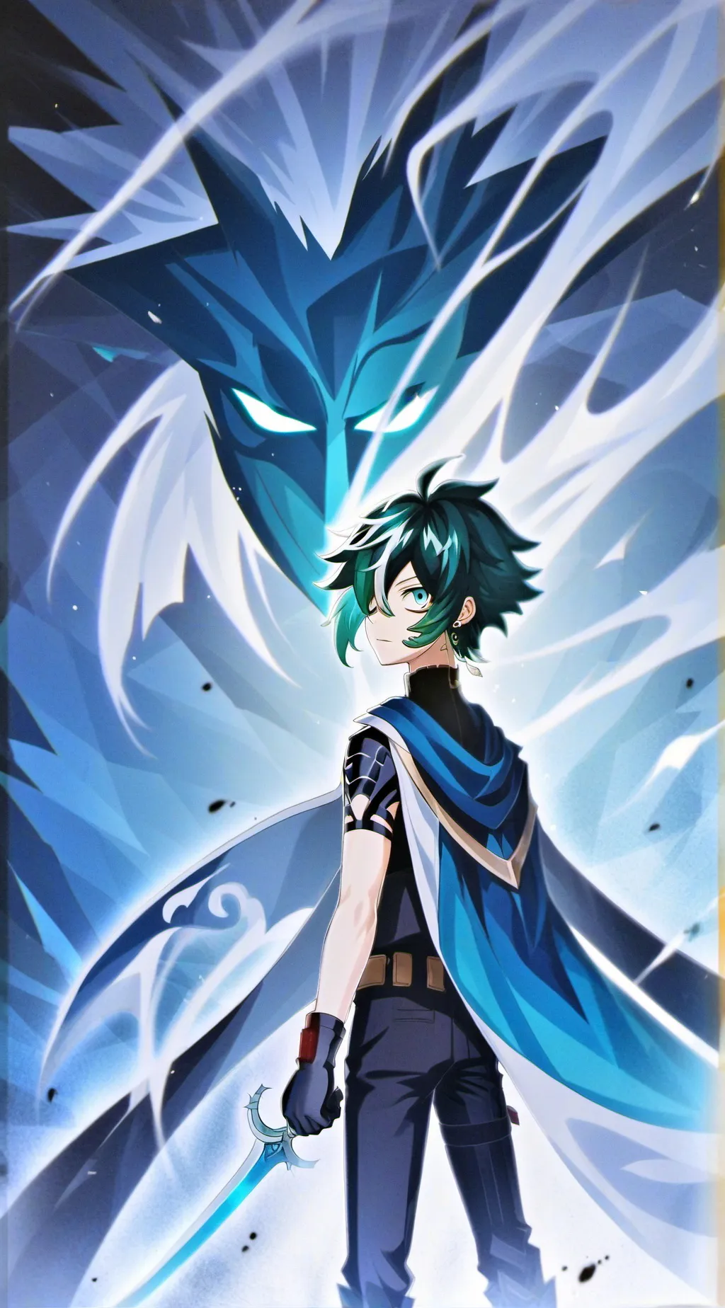 ai character: Mha RPG background