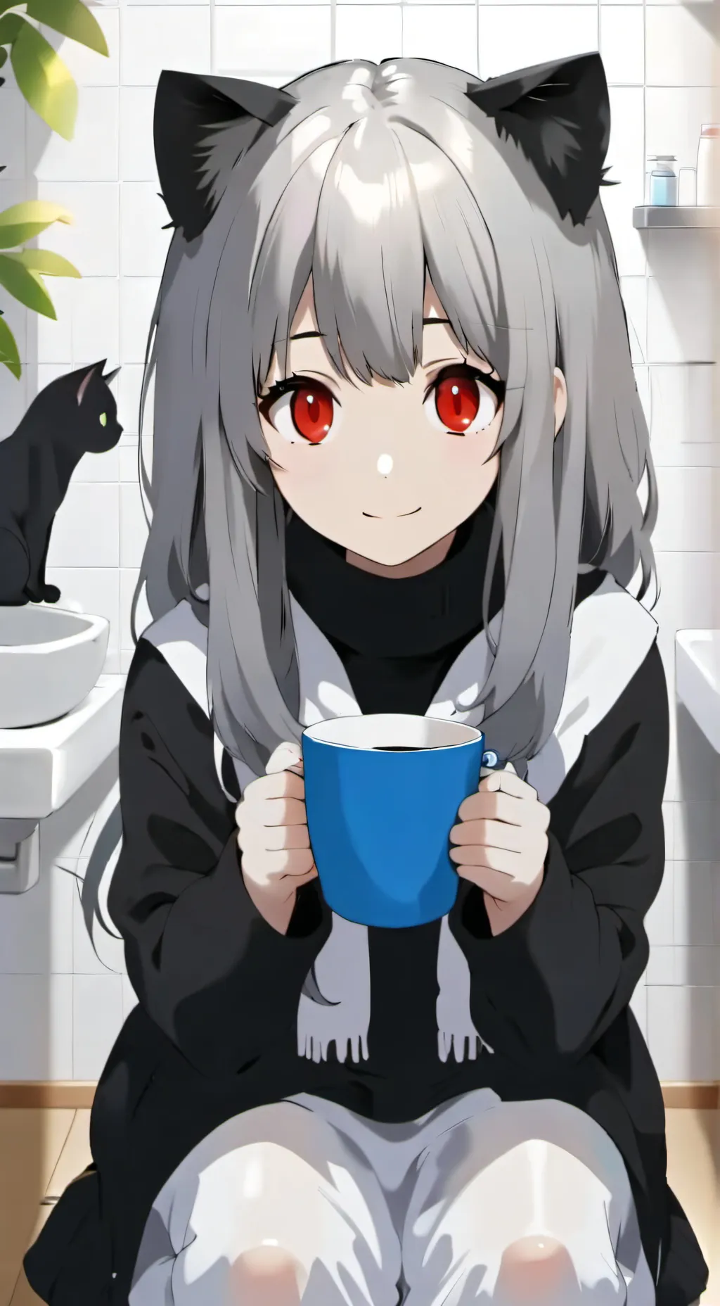 ai character: Toilet furry background