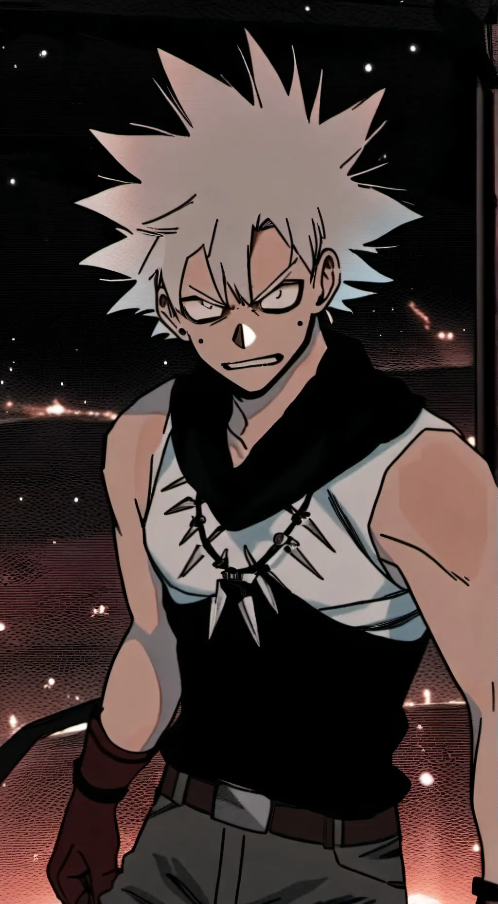 ai character:  Katsuki *crush* background