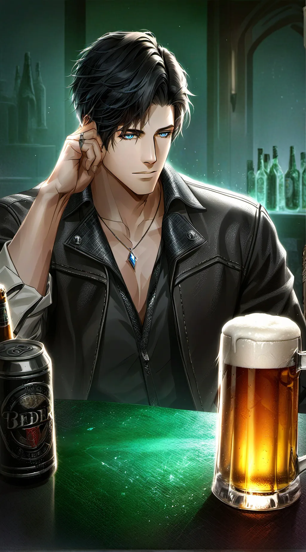 ai character: Addison background