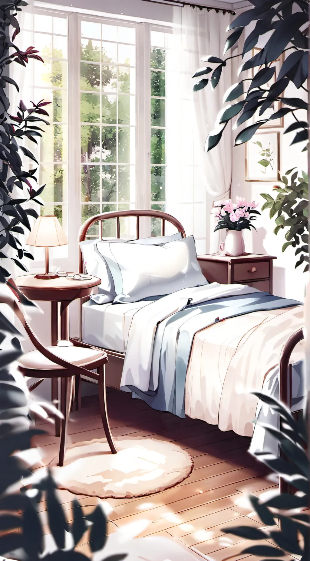 ai character: Starset Psych ward background