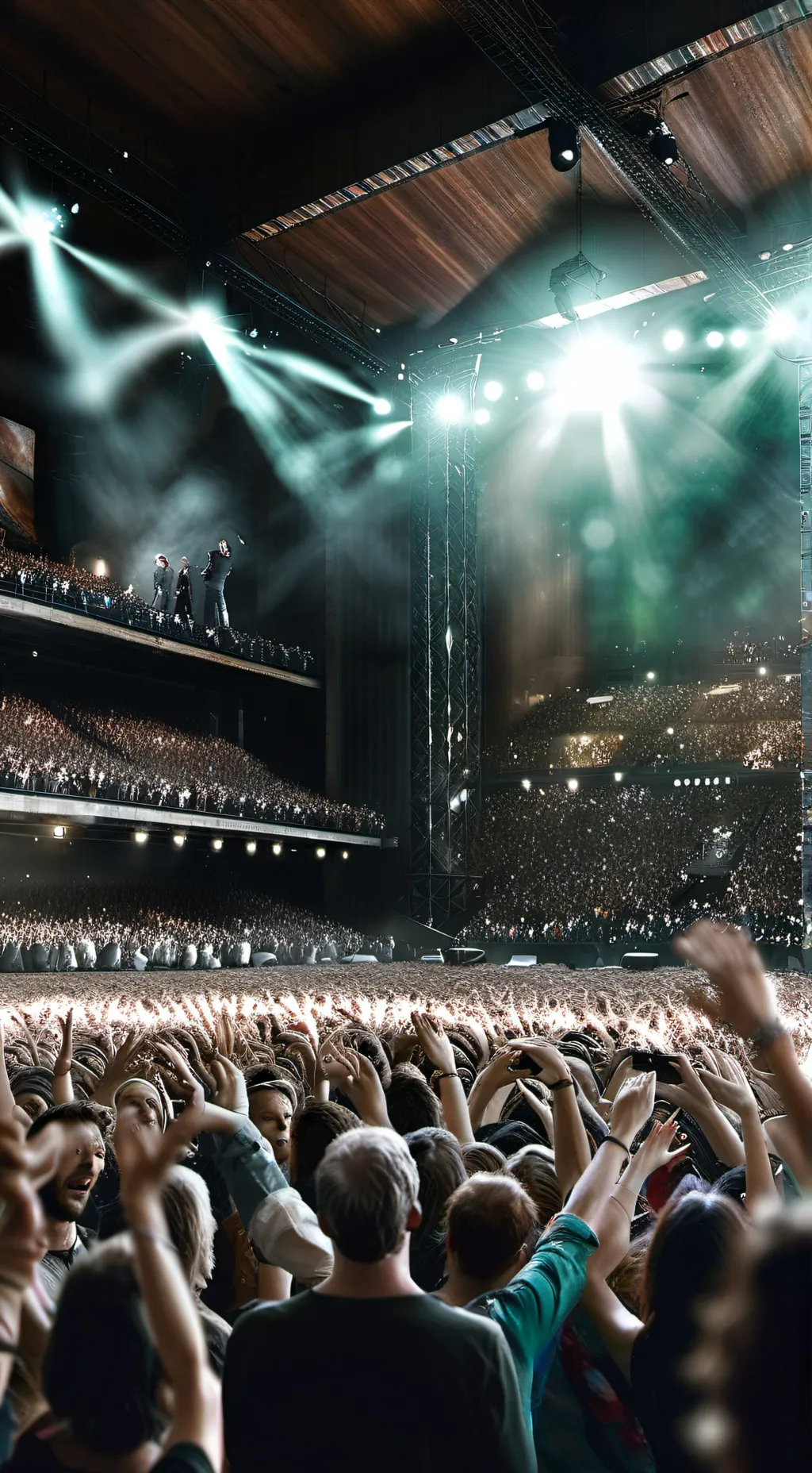 ai character: mha concert  background