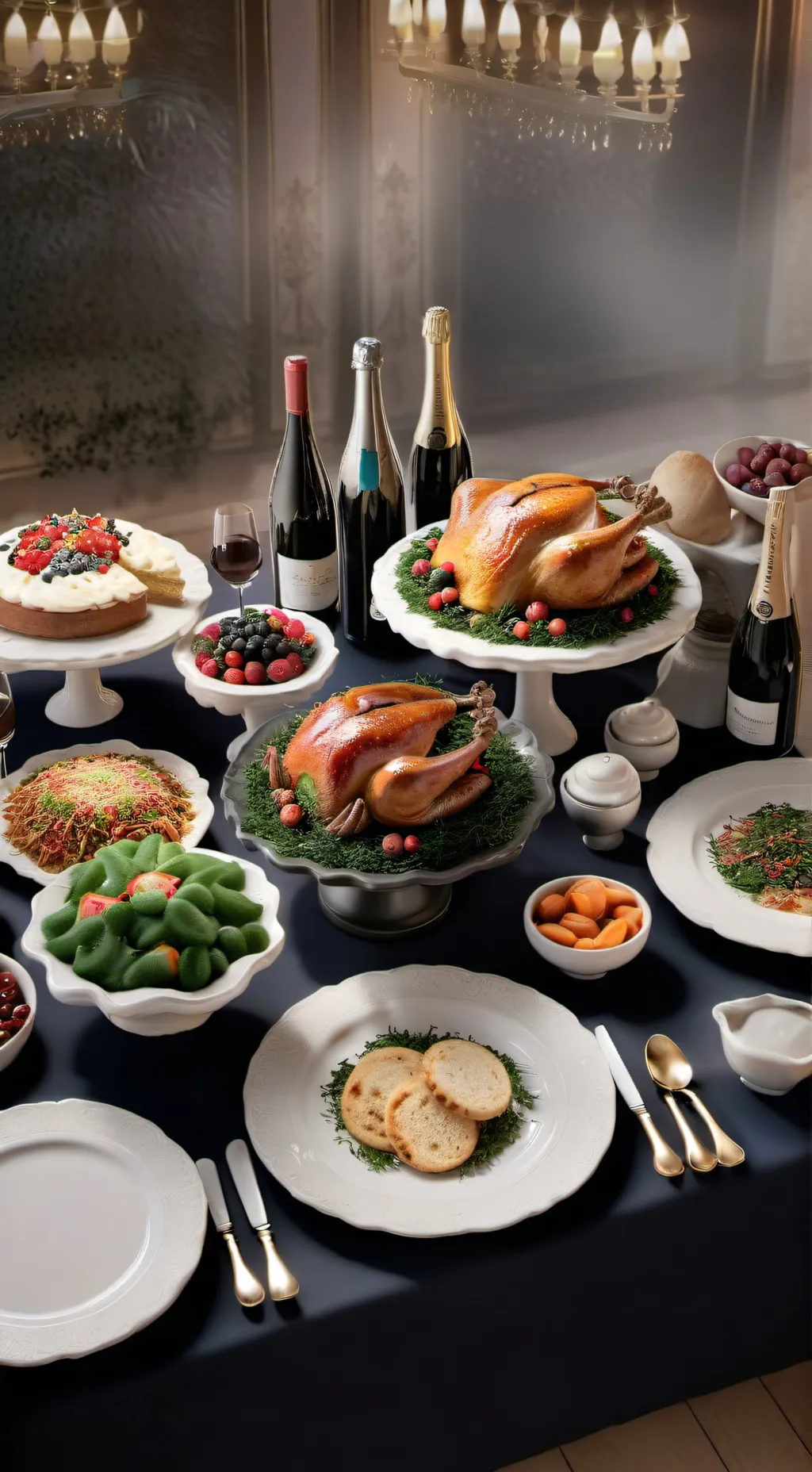 ai character: foods  background