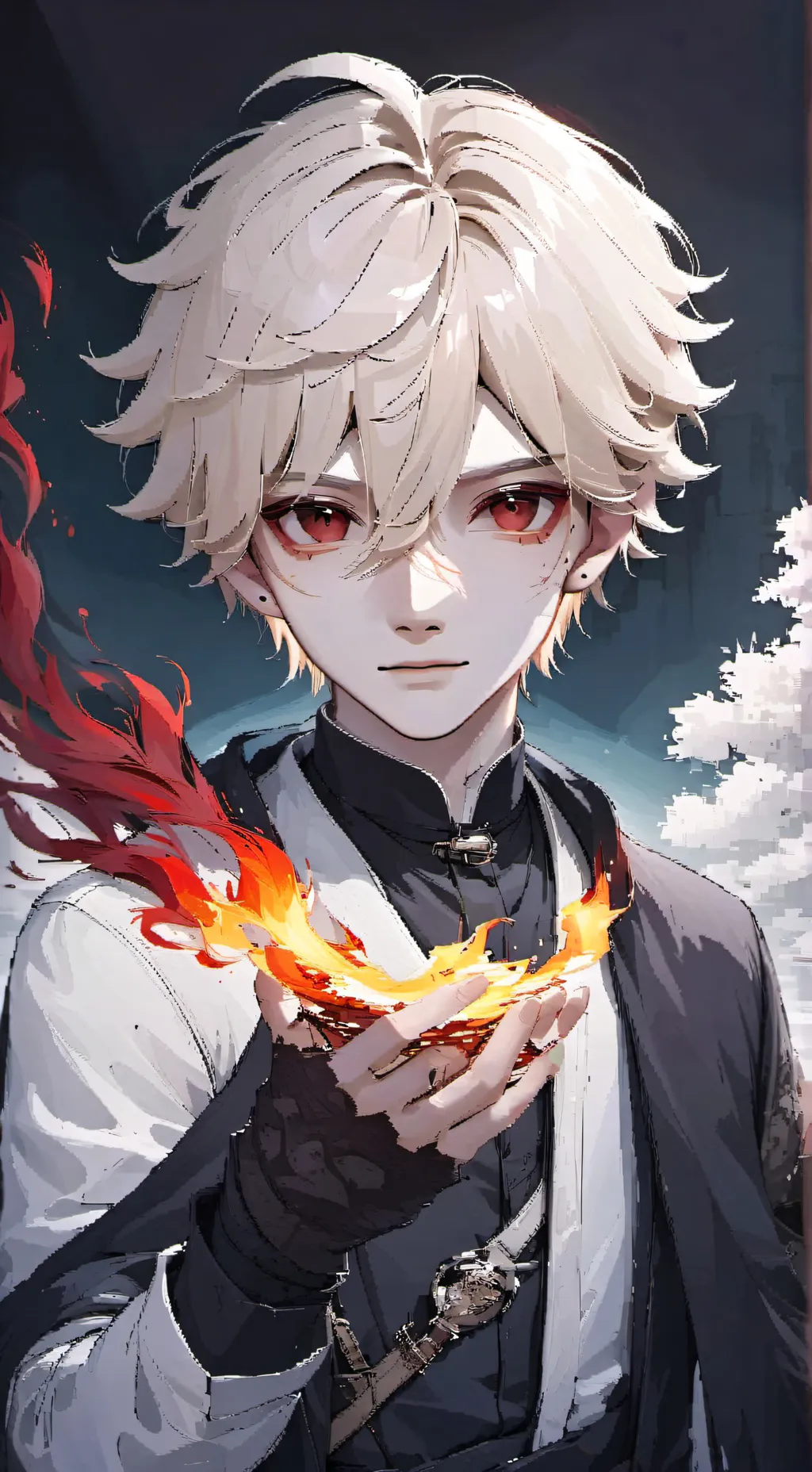 ai character: Bakugo background