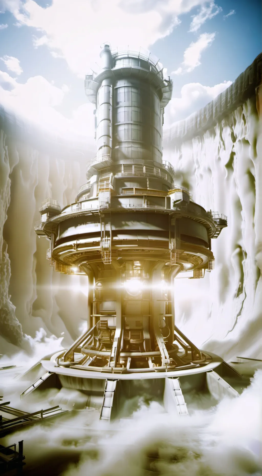 ai character: reactor core background