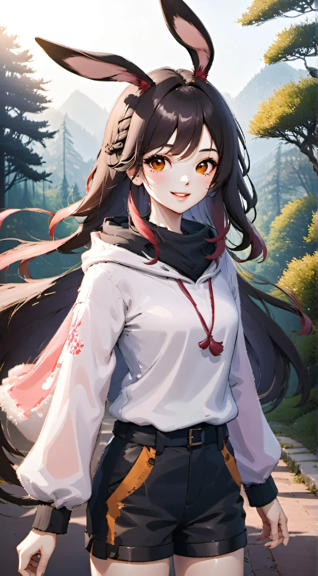 ai character: Rose background