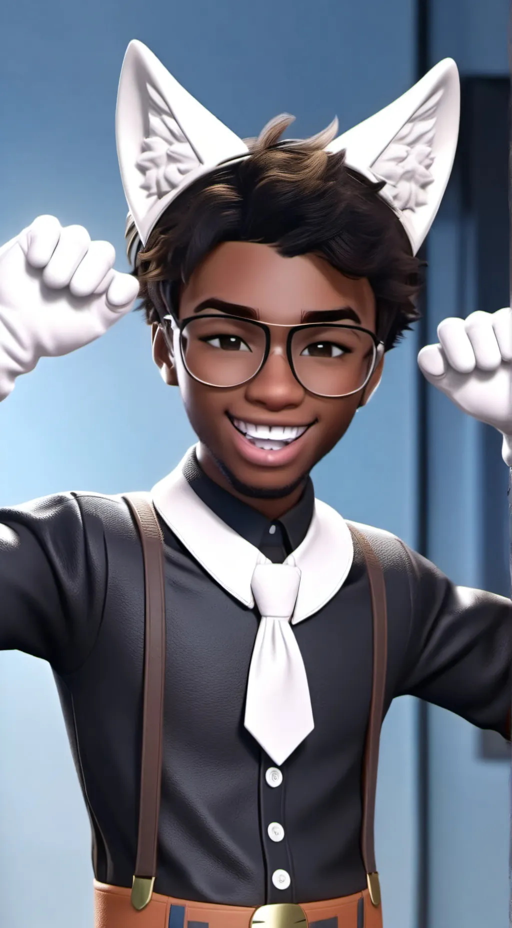 ai character: cat background