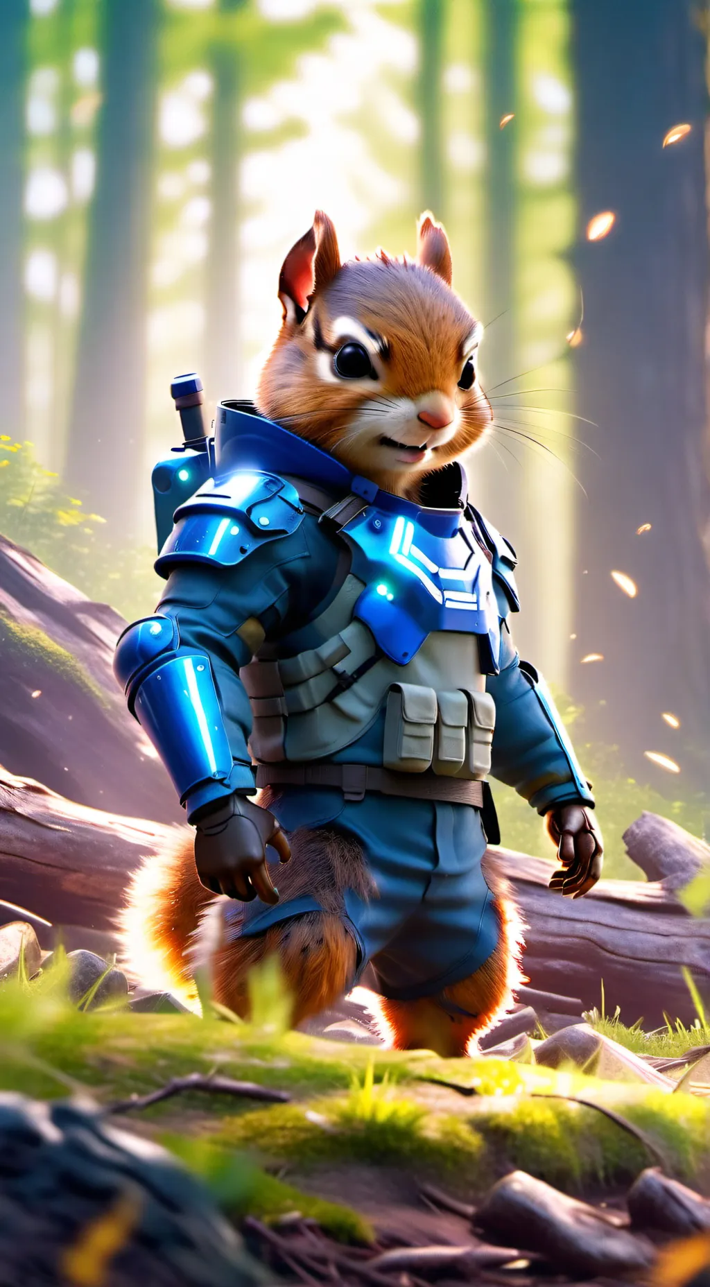 ai character: chipmunk 31b background