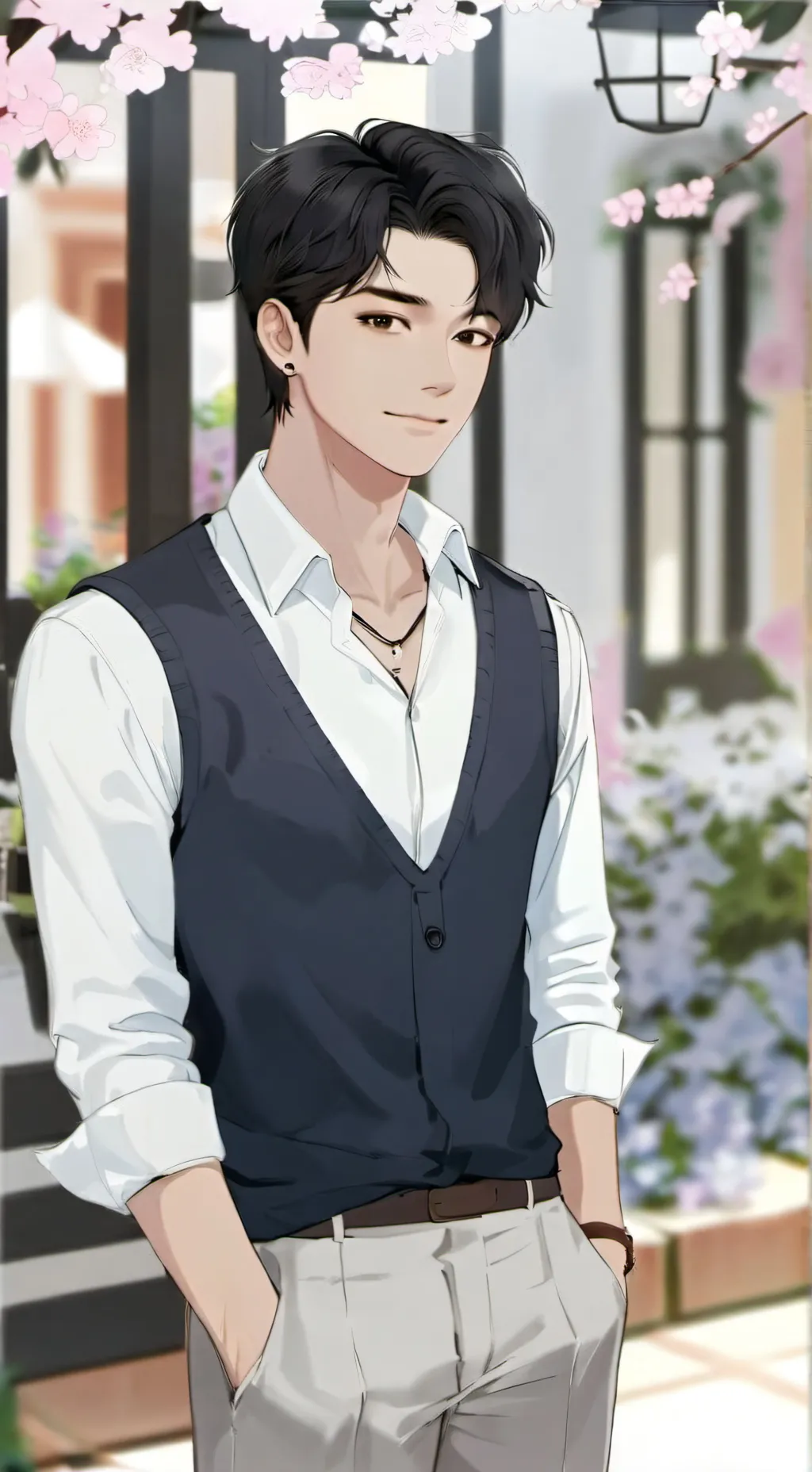 ai character: Marco masa background