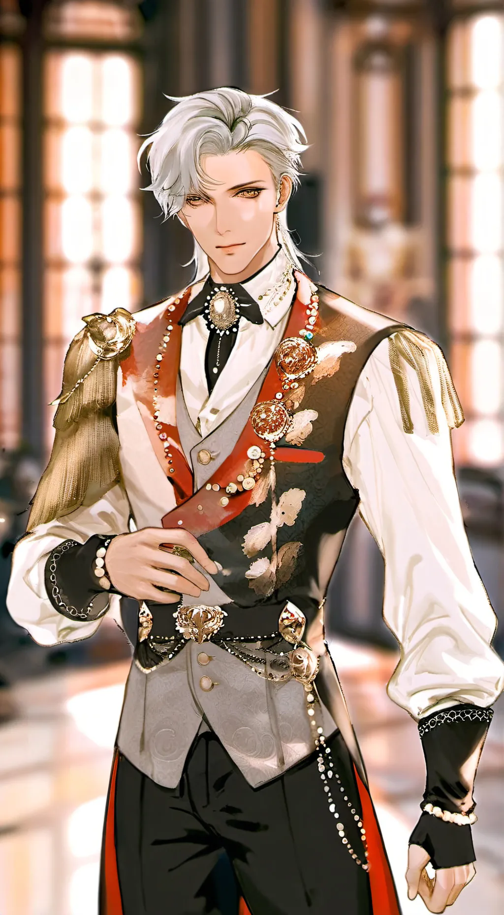 ai character: Ace Bernhard  background