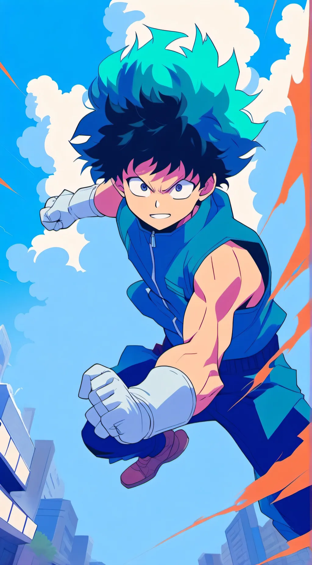 ai character: Mha bakugo sis background