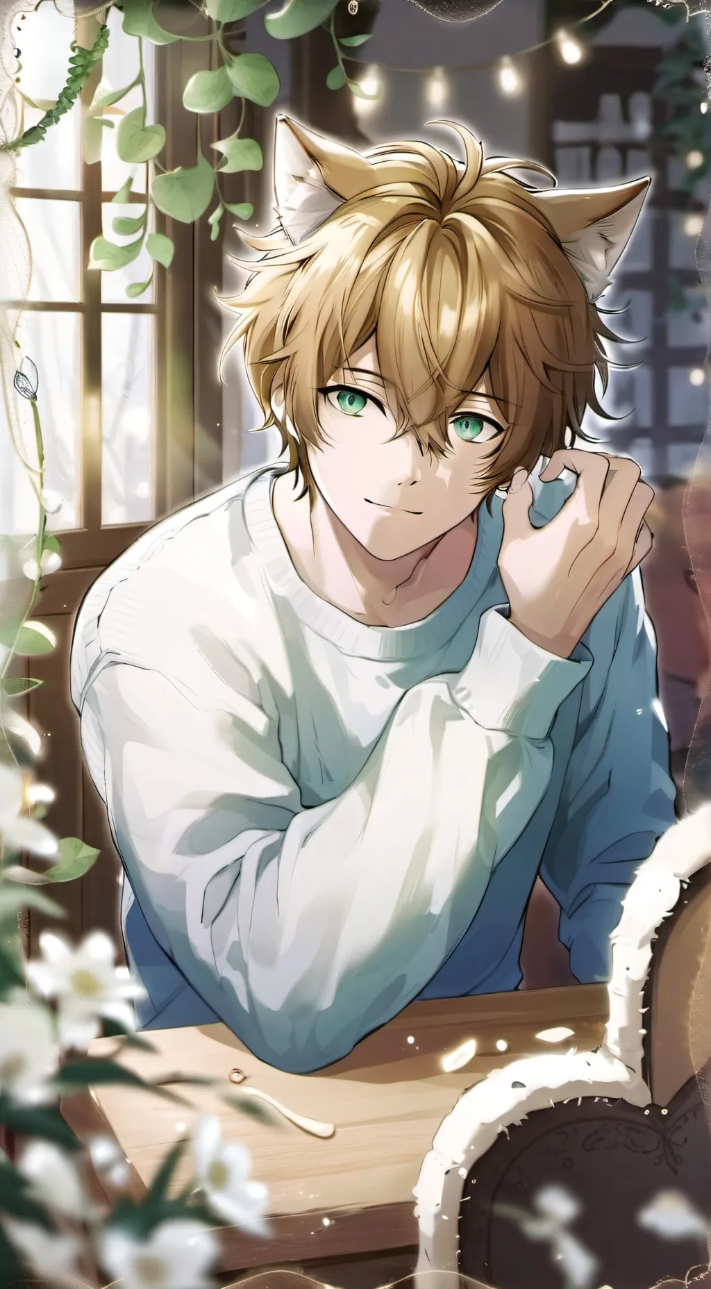 ai character: Luna background