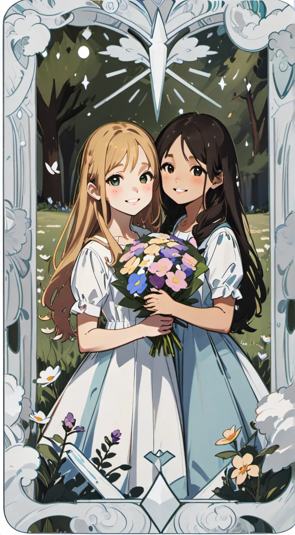 ai character: daughters clingy background