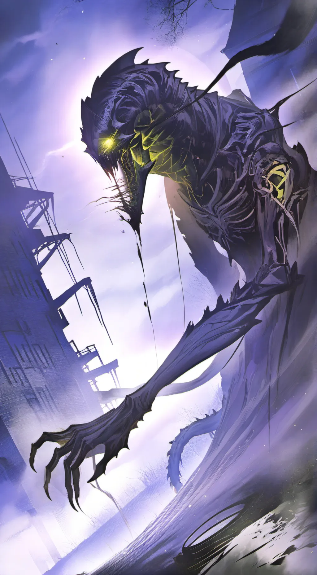 ai character: The screetcher  background