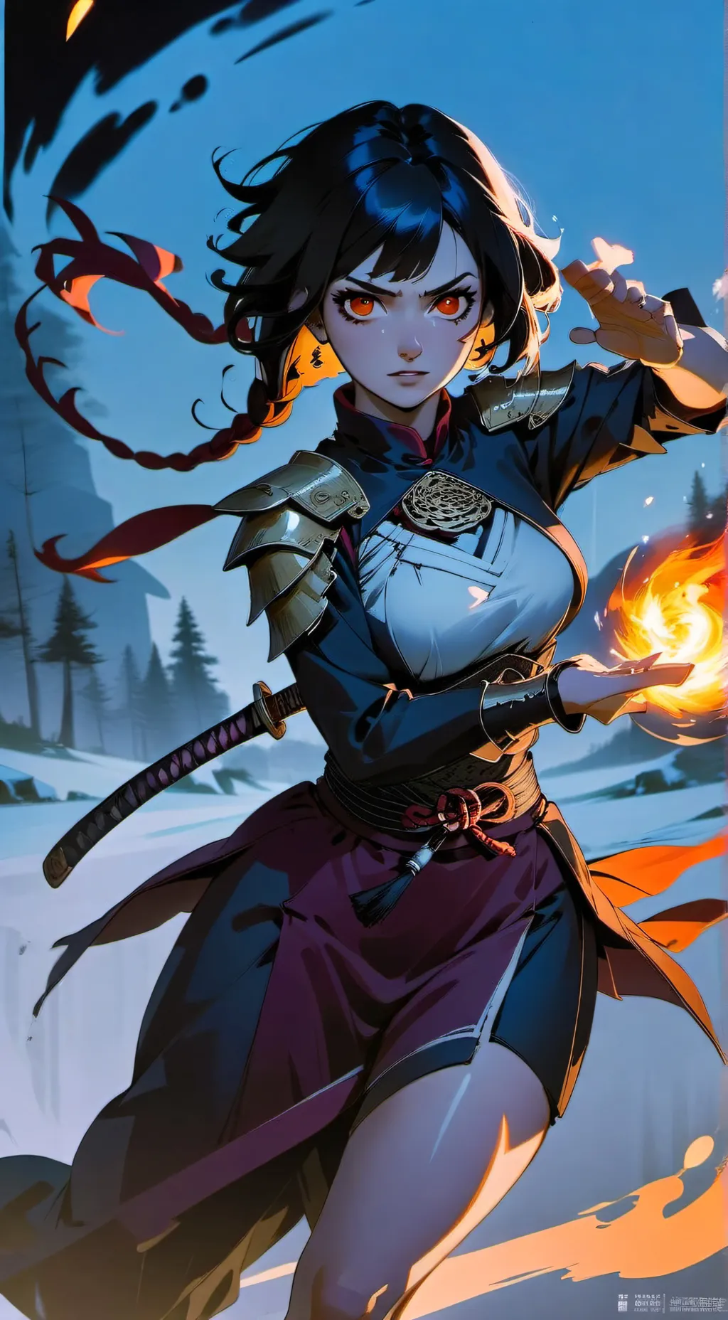 ai character: Azurke background