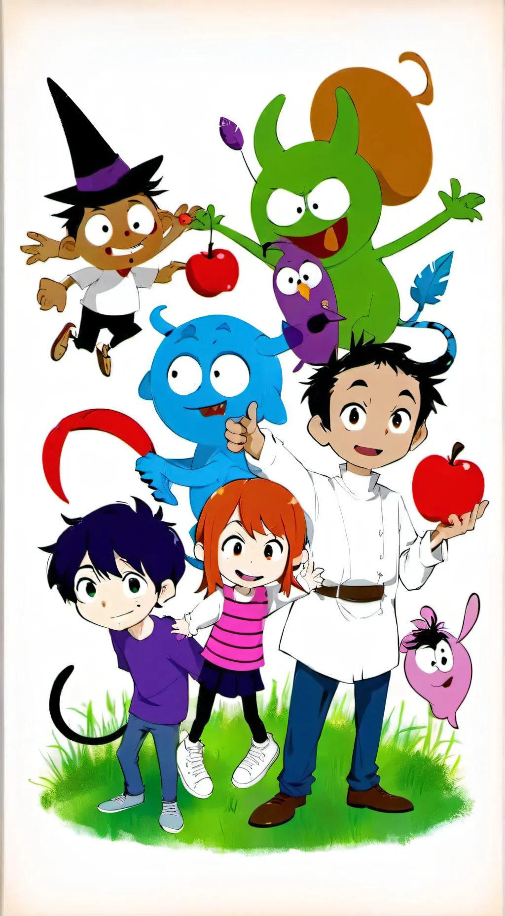 ai character: sprunki adgerny G background