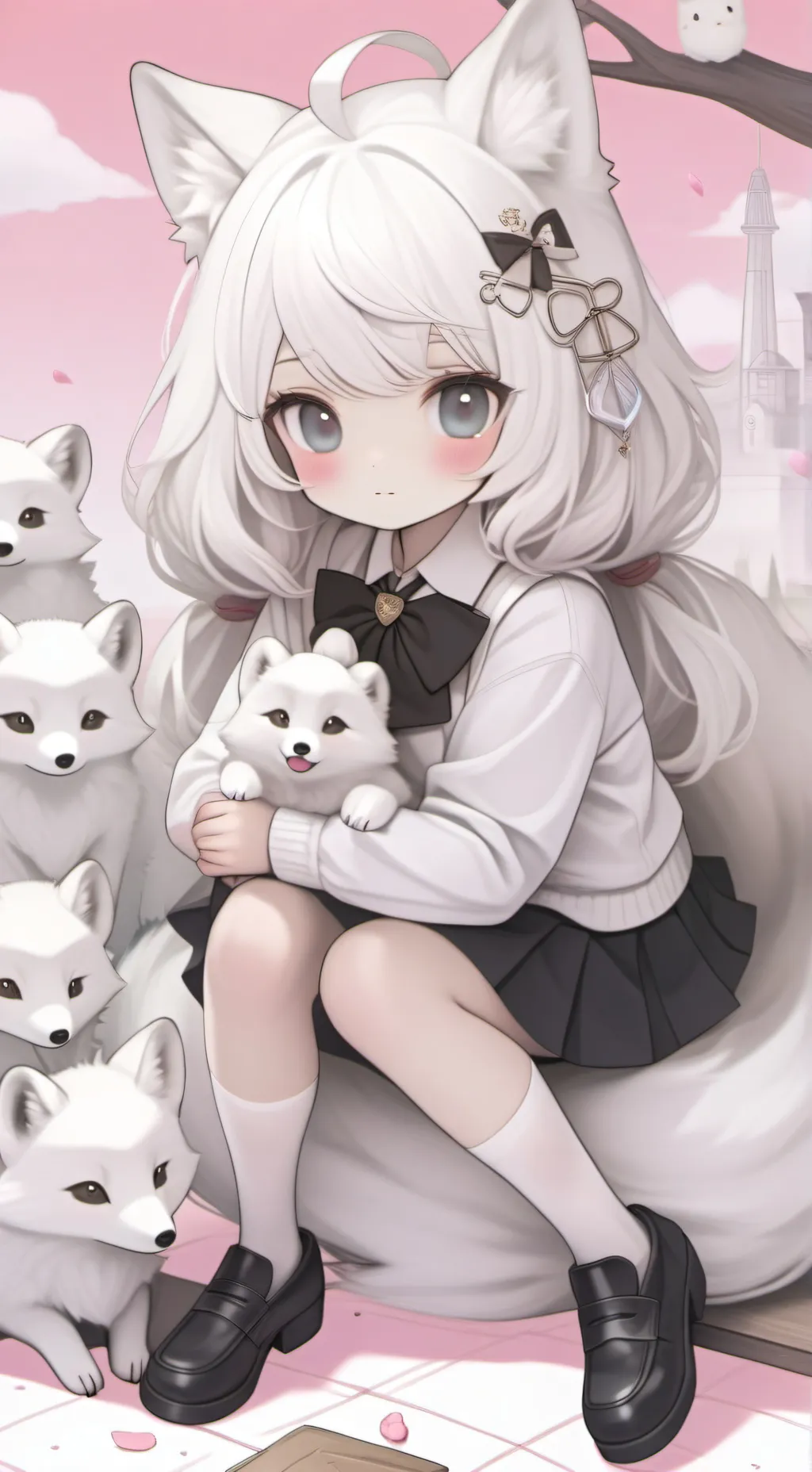 ai character: 🤍mellow🤍 background