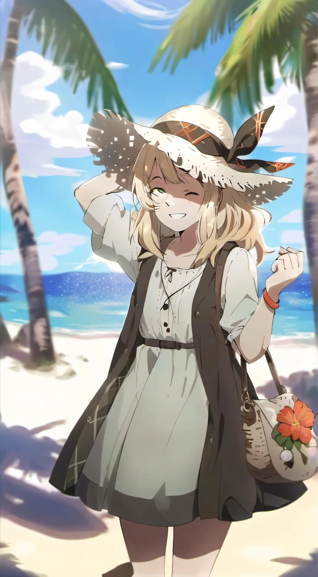 ai character: Luna background