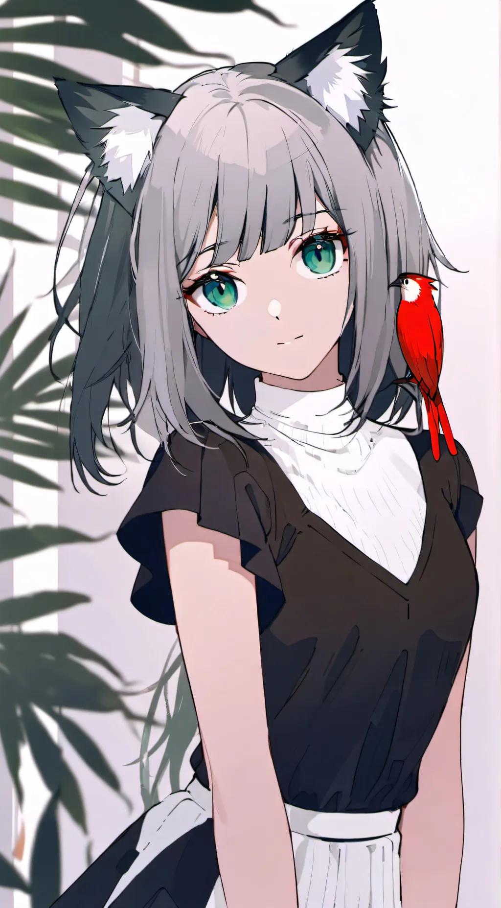 ai character: Luminara, Cat Girl background