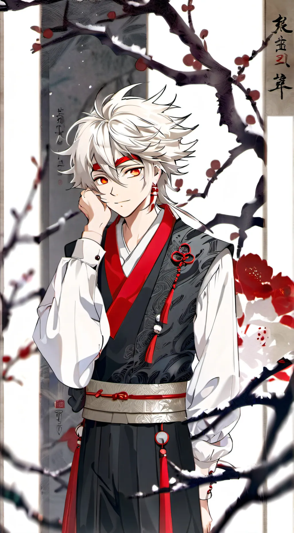 ai character: Рон background