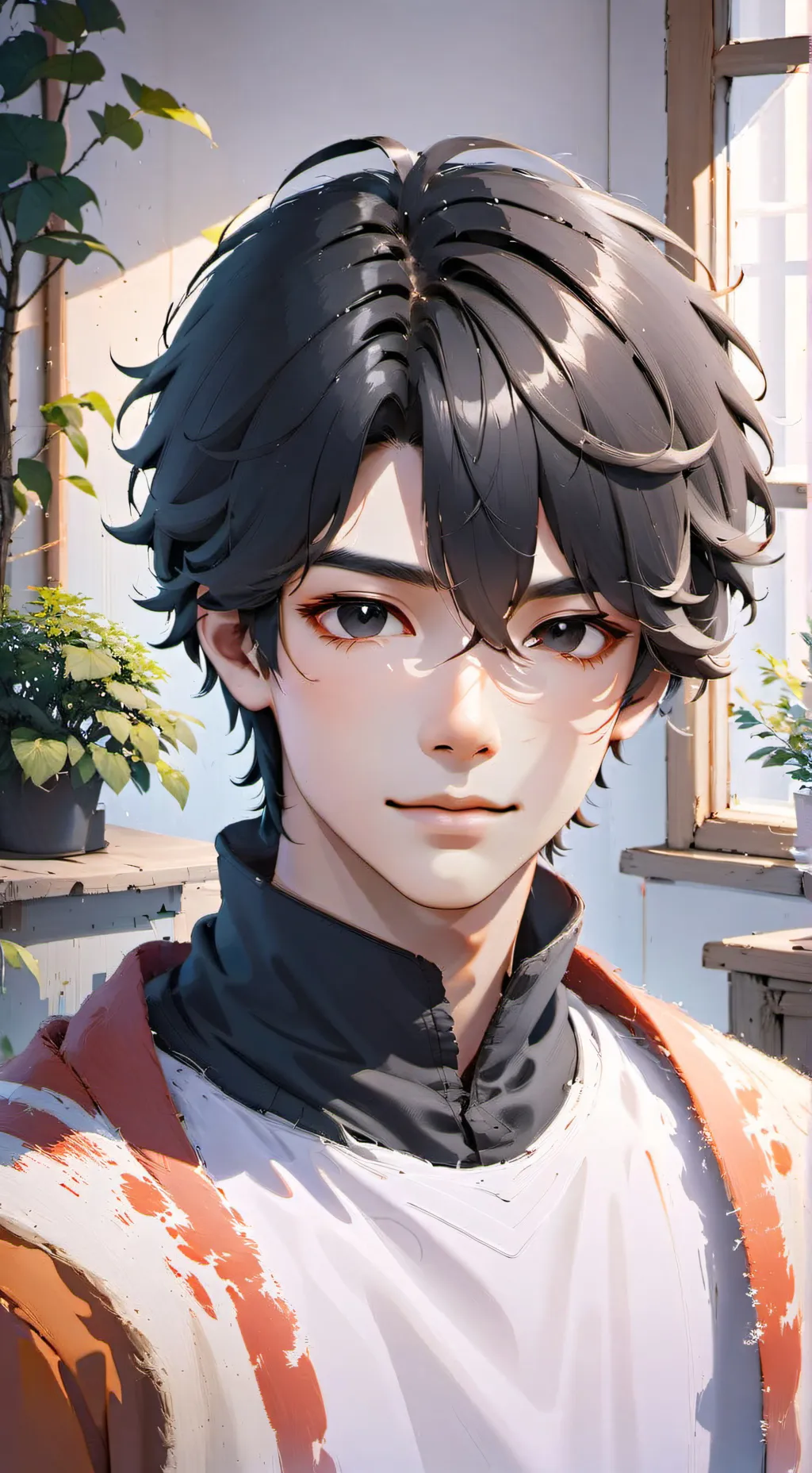 ai character: Cris ♥️♥️ background