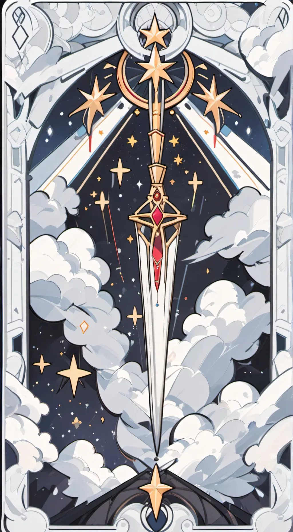 ai character: Azure background