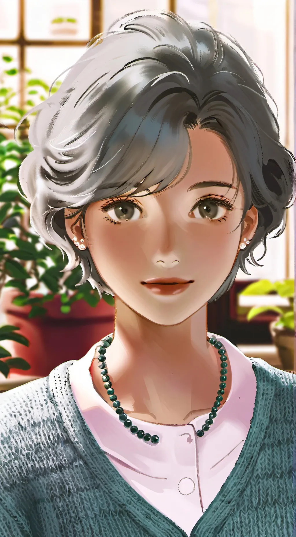 ai character: granny background