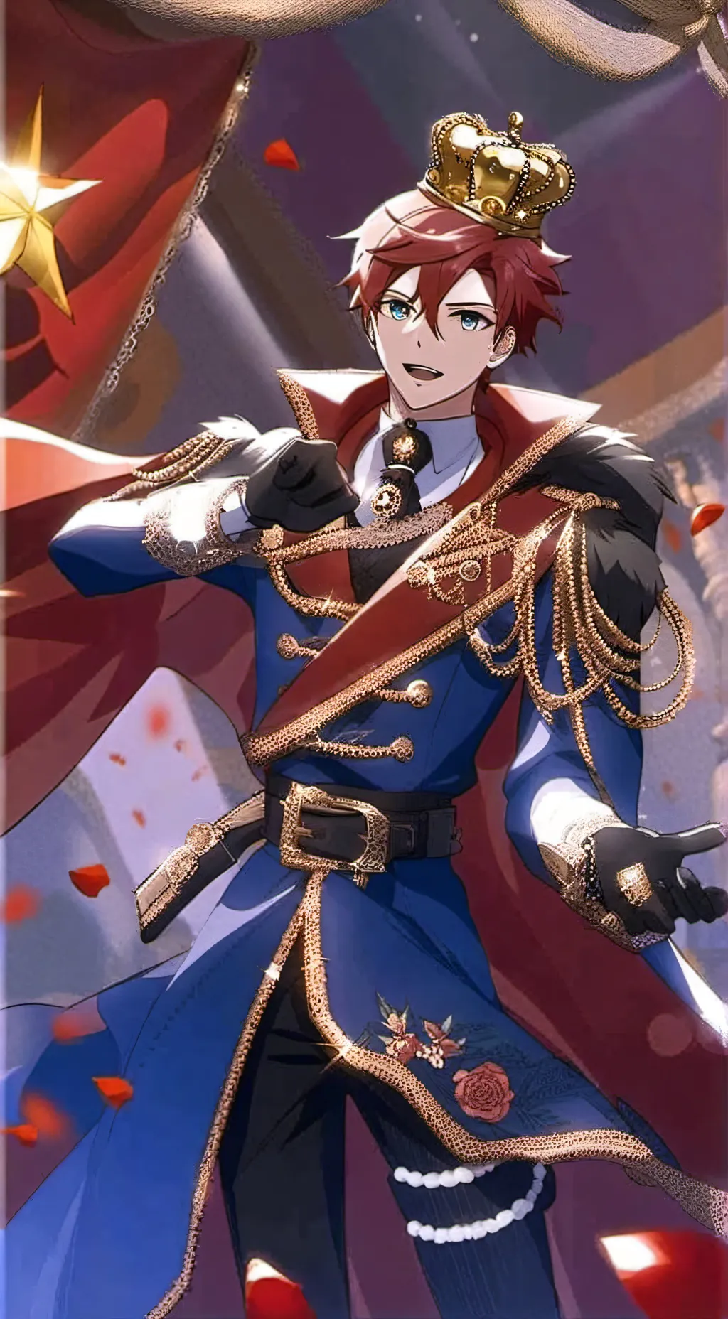 ai character: Riddle rosehearts background