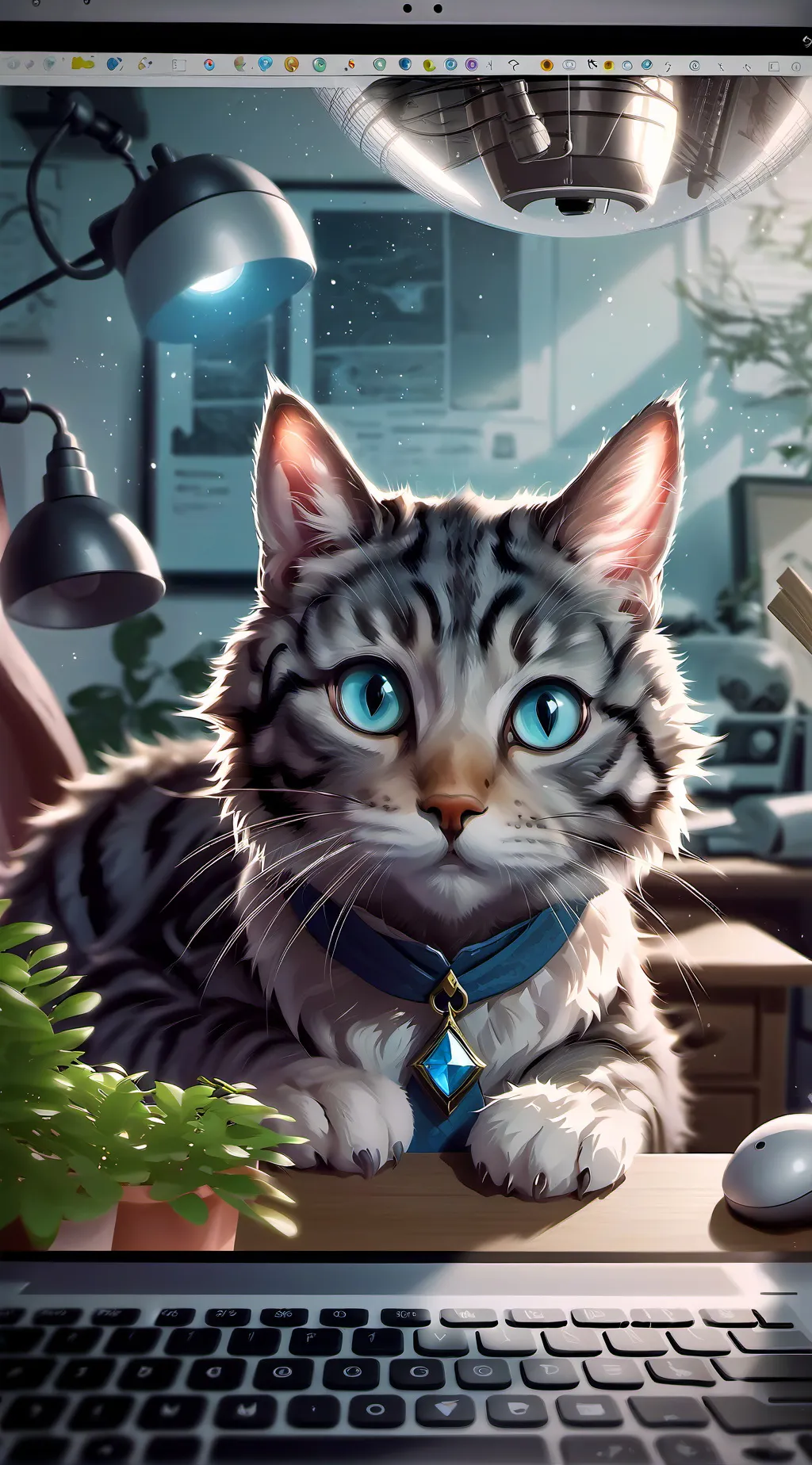 ai character: Bitzy background