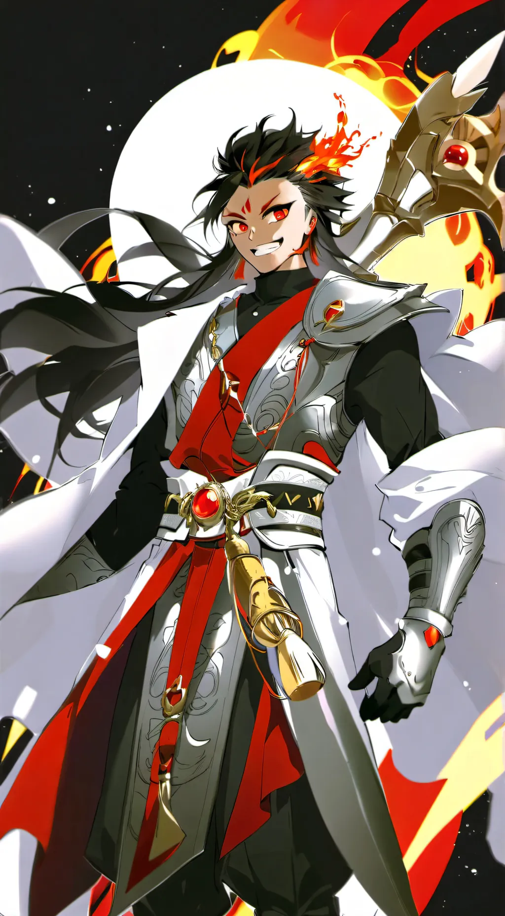 ai character: 🔥Burning spice🔥 background