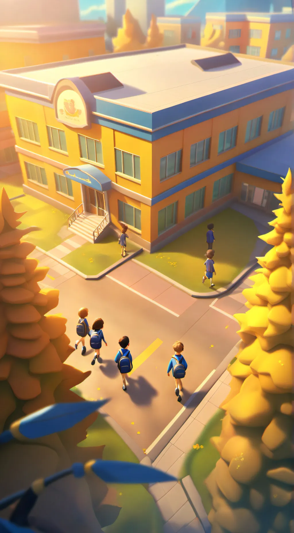 ai character: L. Rowe Academy  background