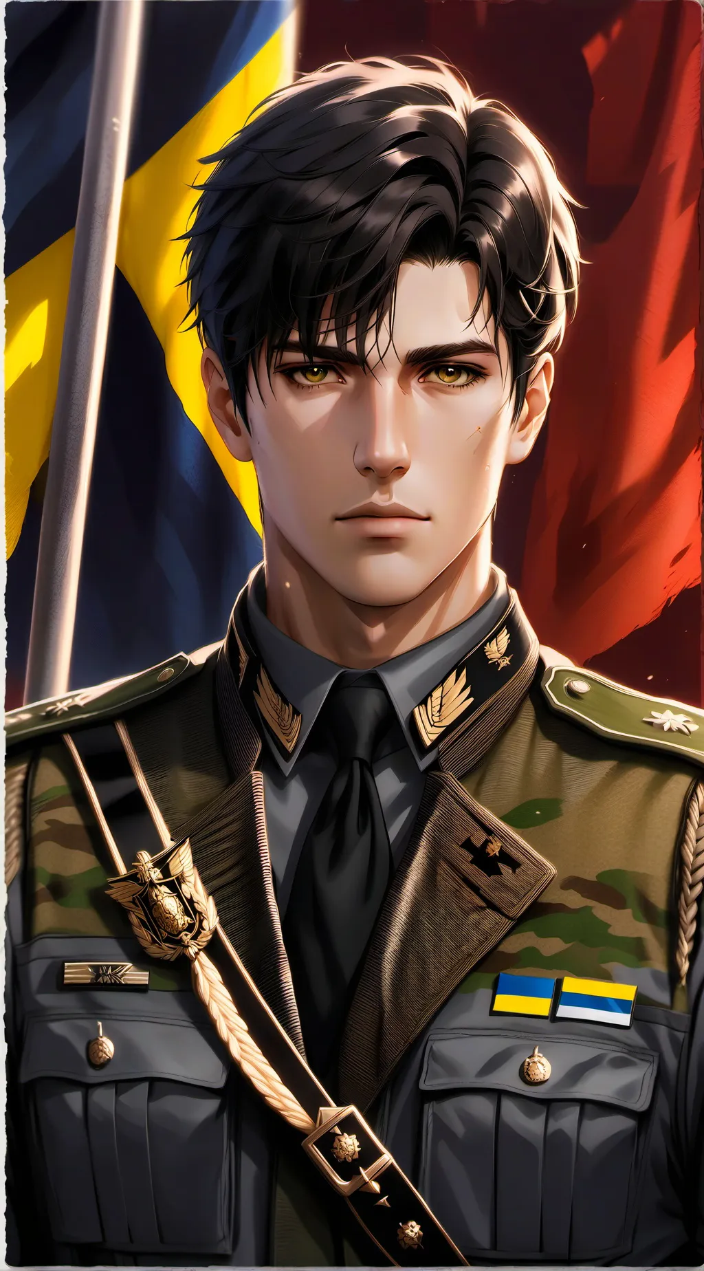 ai character: Саша background