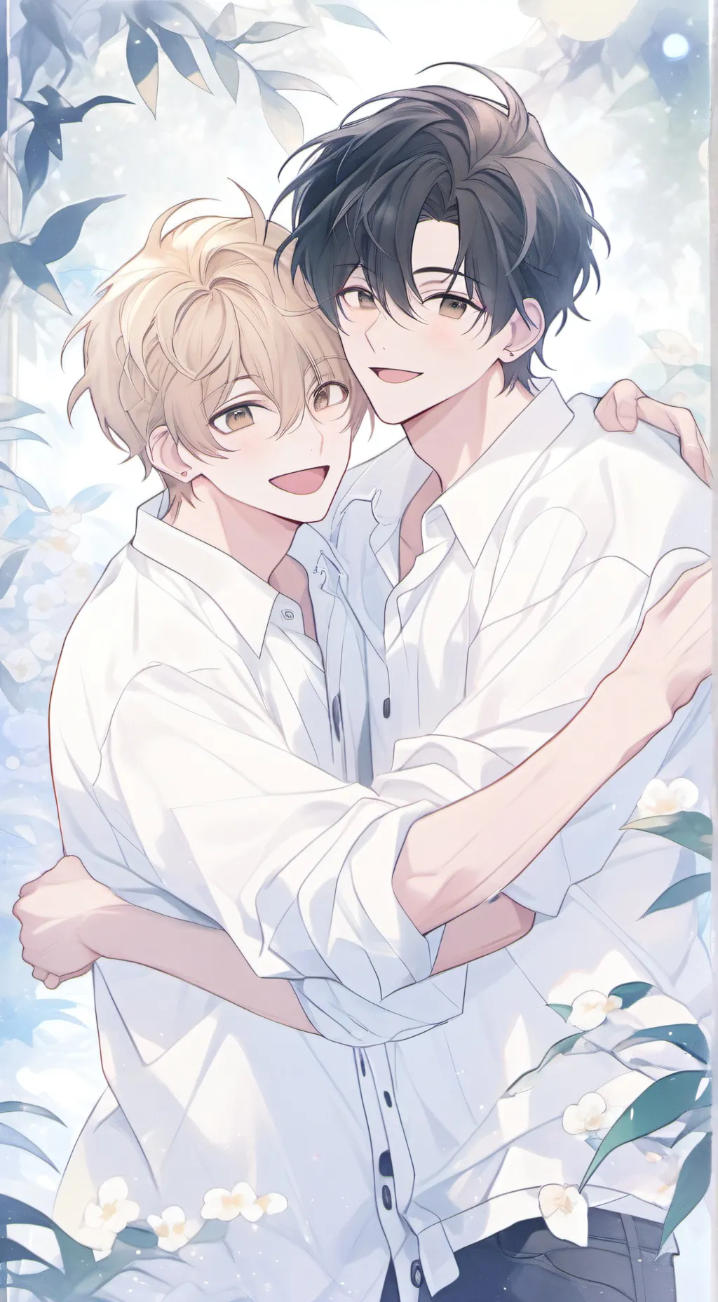 ai character: Ira Min & Lin Nye background